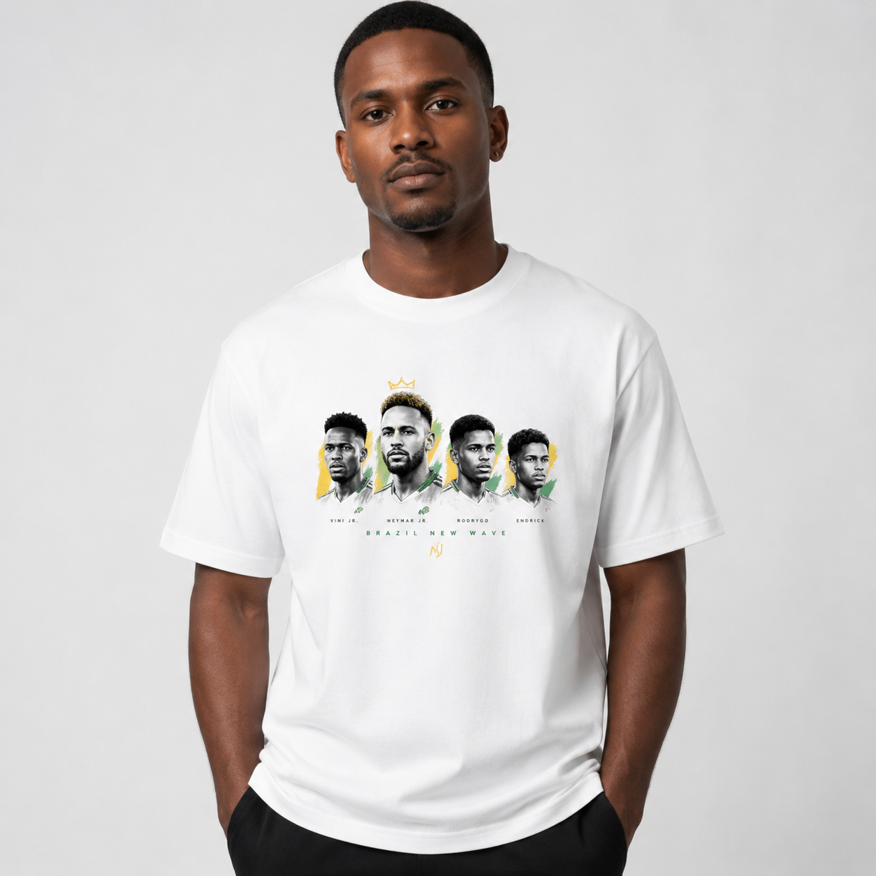 Brazilian Player Pure Cotton T-Shirt – Limited-Time Offer