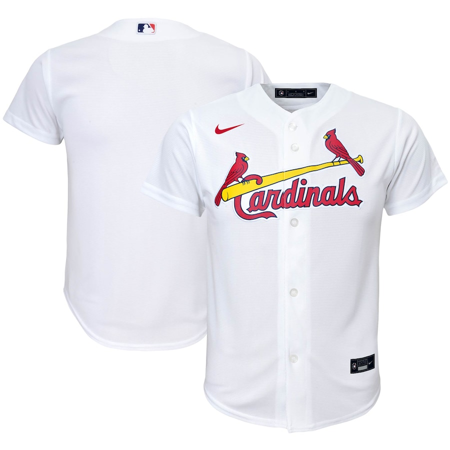 St. Louis Cardinals Youth Home Team Jersey White