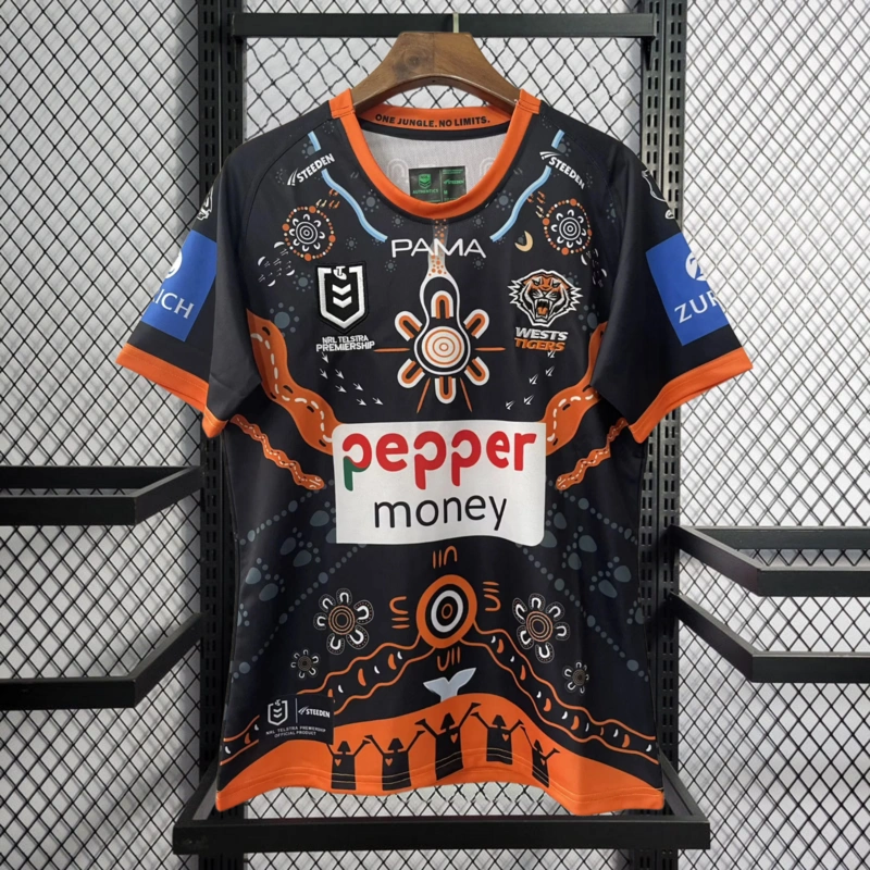 2025 Wests Tigers Home Rugby Jersey