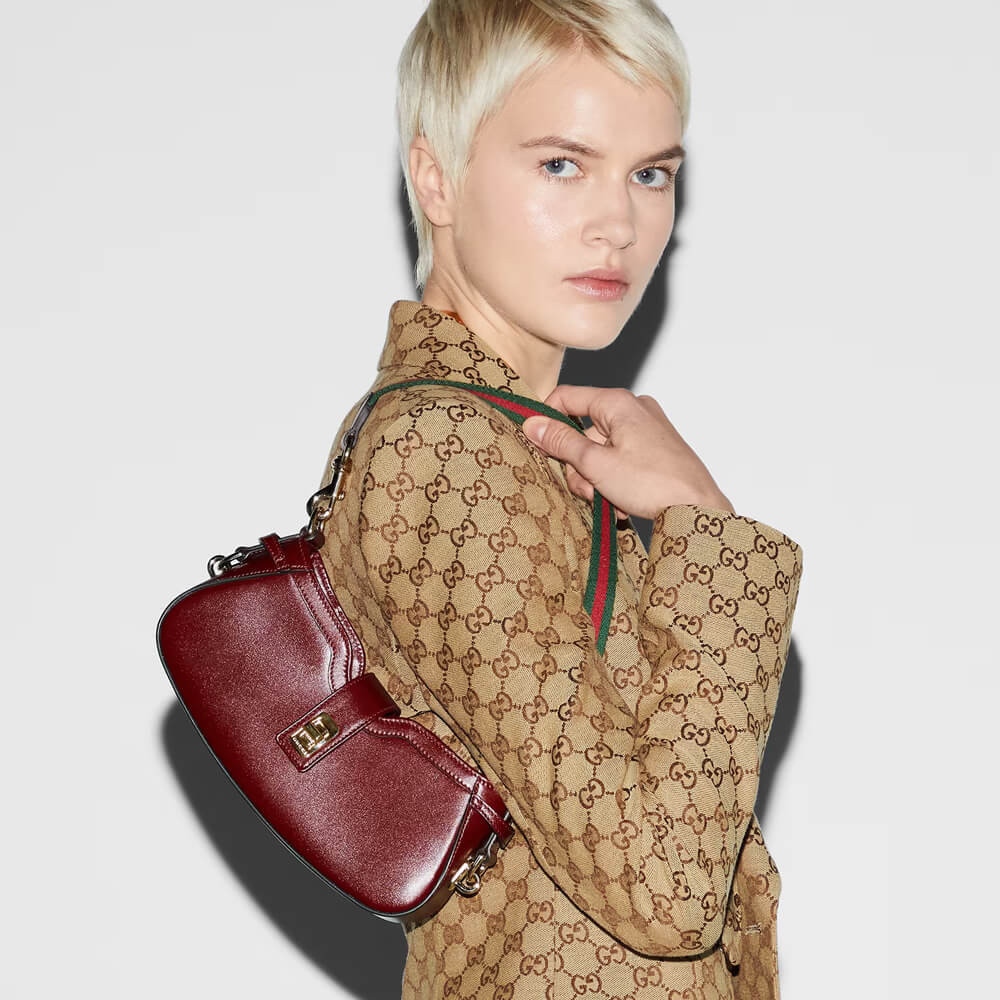 Gucci Moon Side Mini Shoulder Bag Smooth Leather