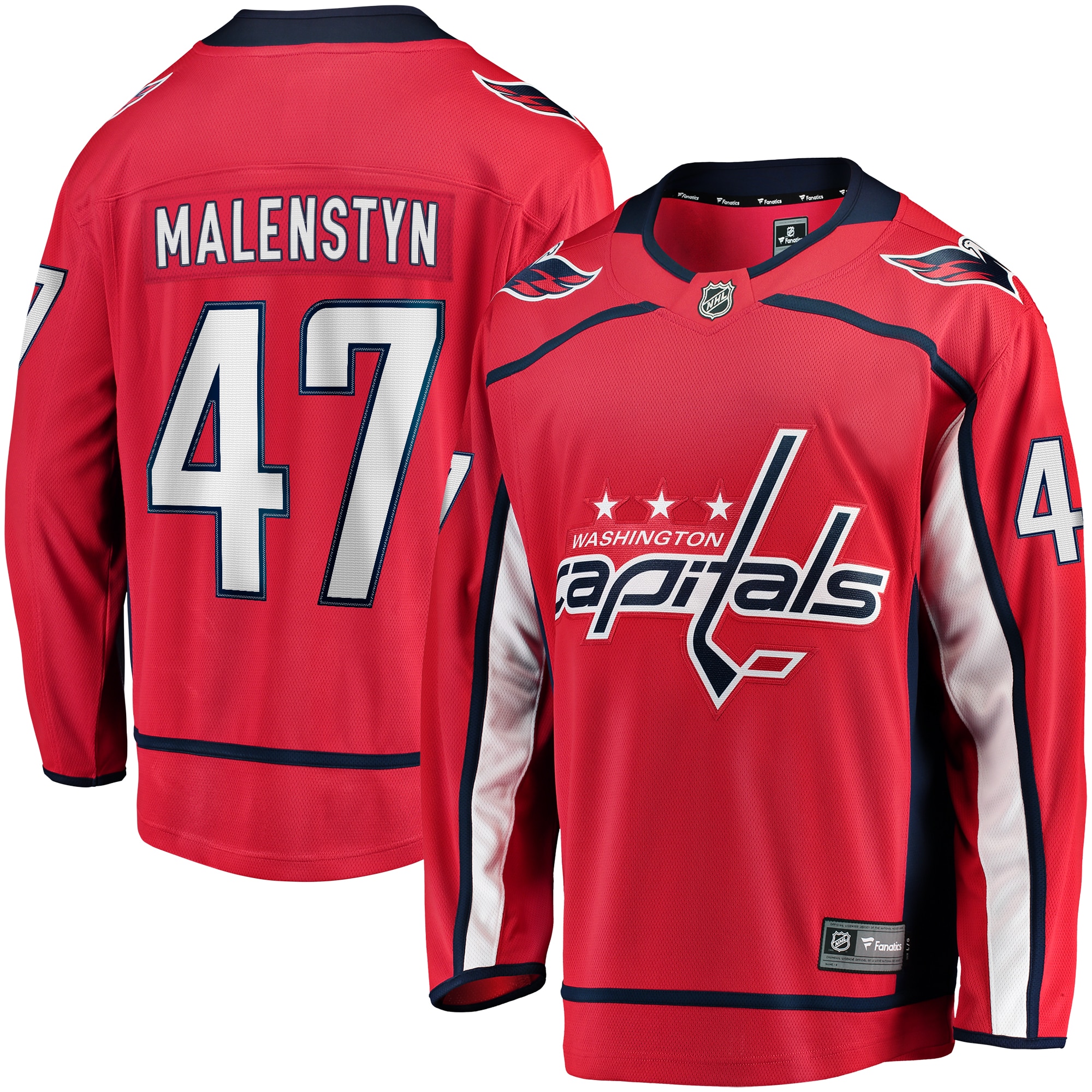 Beck Malenstyn Washington Capitals Fanatics Home Premier Breakaway Player Jersey – Red
