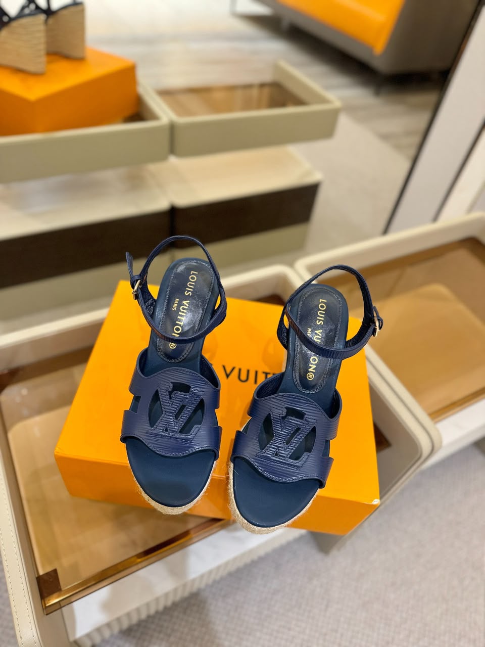 Louis Vuitton Isola Wedge Espadrille