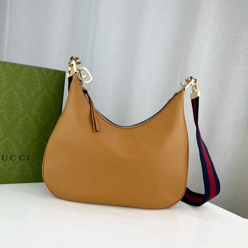 Gucci Brown Leather Attache Medium Shoulder Bag 35cm 702823