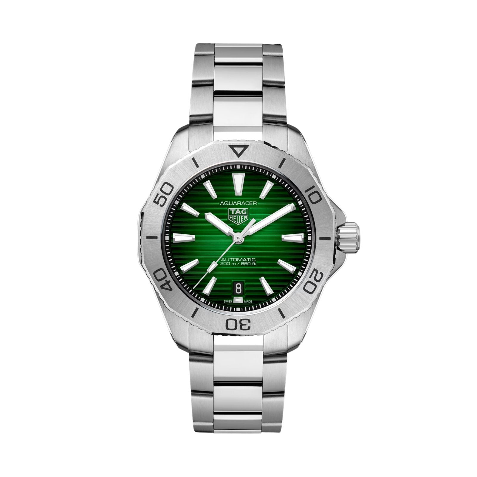 TAG Heuer Aquaracer Professional 200 40mm Mens Watch Green WBP2115.BA0627