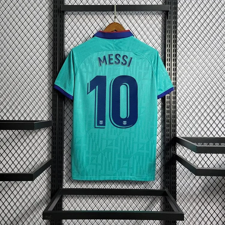 Retro 2019-20 Barcelona third away MESSI PIQUE DEMBELE SUAREZ GRIZMANN Football jersey retro