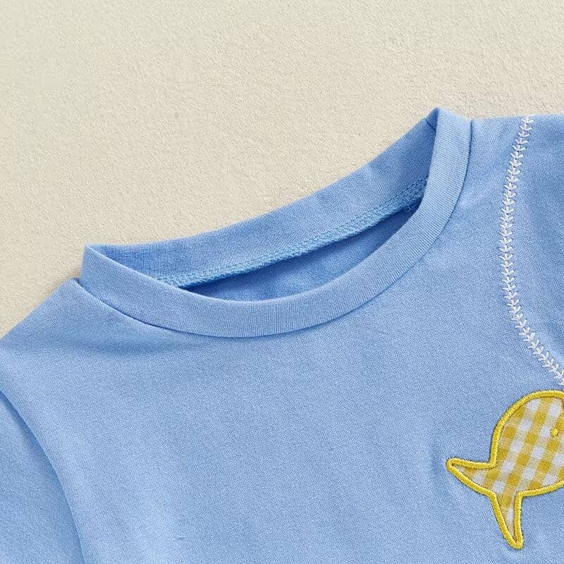Short Sleeve Fish Toddler Set