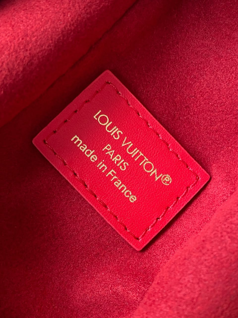 Louis Vuitton PM Side Trunk Bag Sari Red 19cm M28333