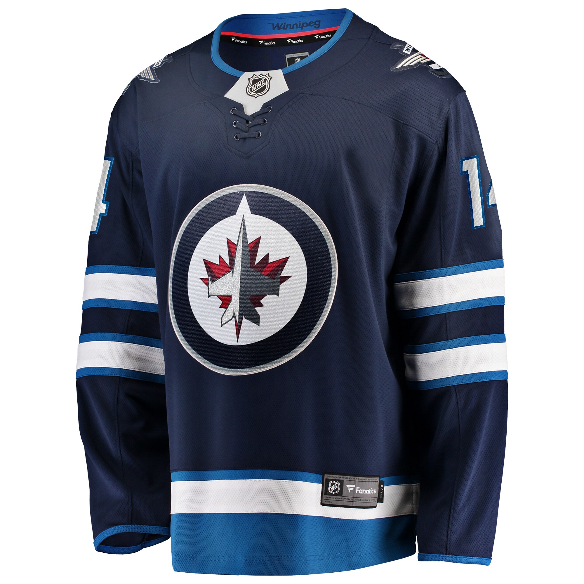 Ville Heinola Winnipeg Jets Fanatics Home Breakaway Player Jersey – Navy