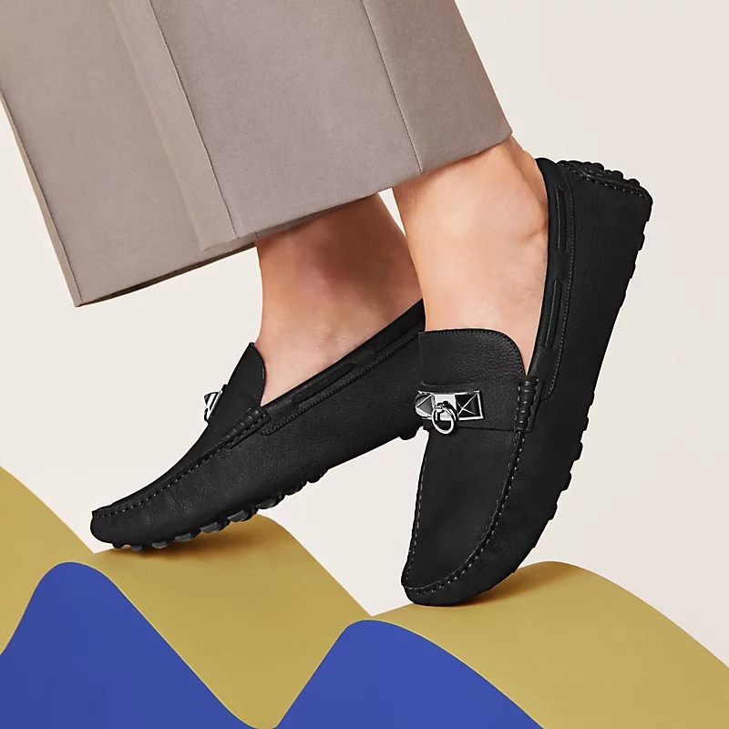 HERMES IRVING LOAFER NOIR
