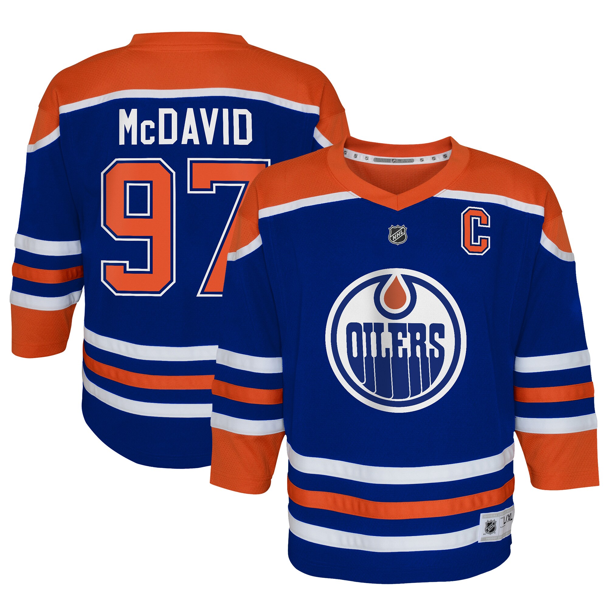 Connor McDavid Edmonton Oilers Toddler Home Replica Player Jersey – Royal