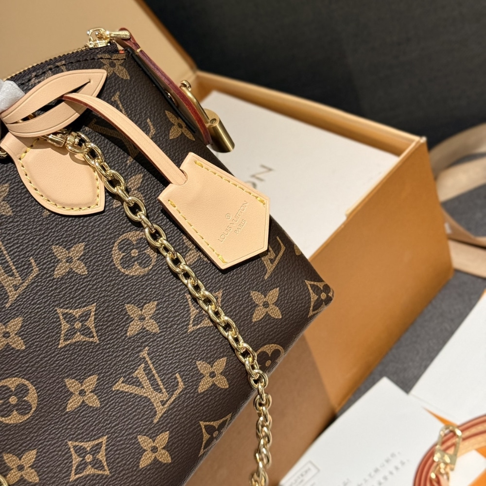 Louis Vuitton Lockit BB Bag Monogram Brown 16Cm M12019