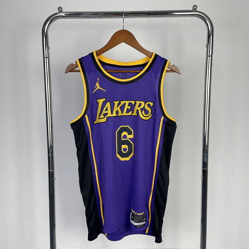 2023 NBA Lakers 6 JAMES Basketball Jersey