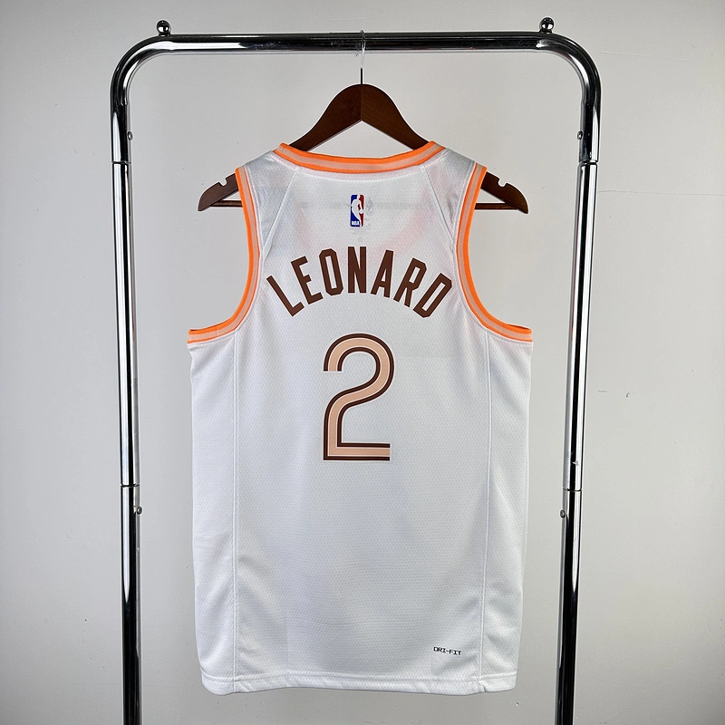 2024 NBA San Antonio Spurs 2 LEONARD Basketball Jersey