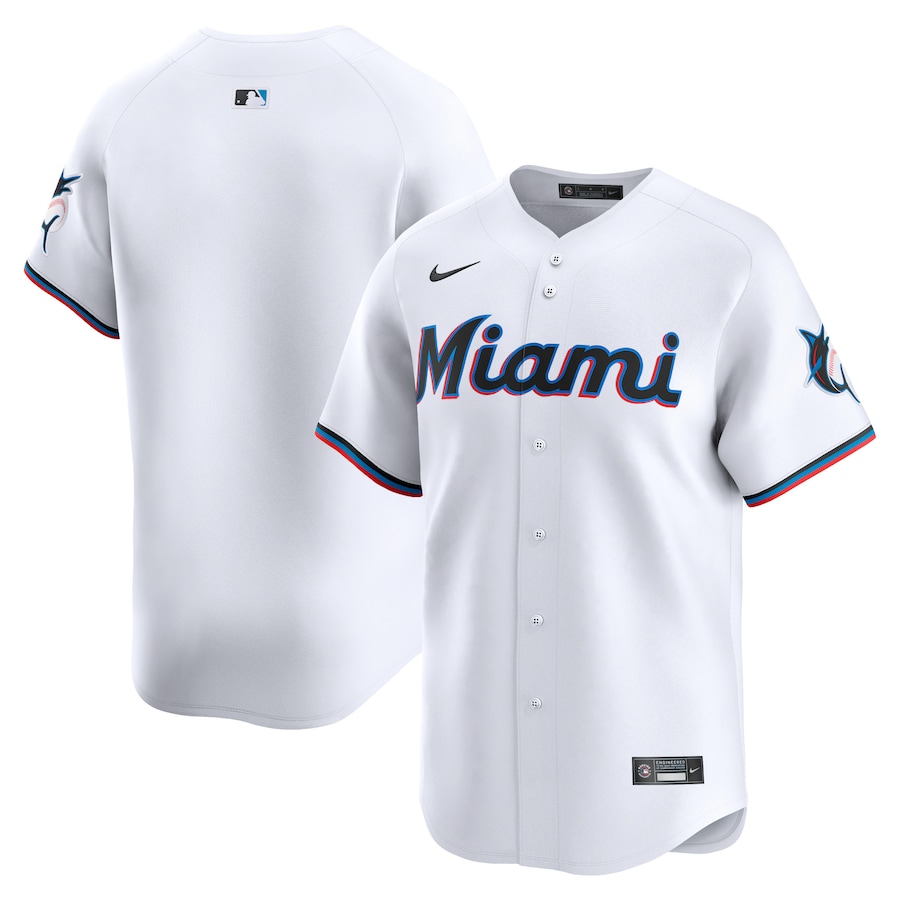 Miami Marlins Youth Home Limited Jersey White