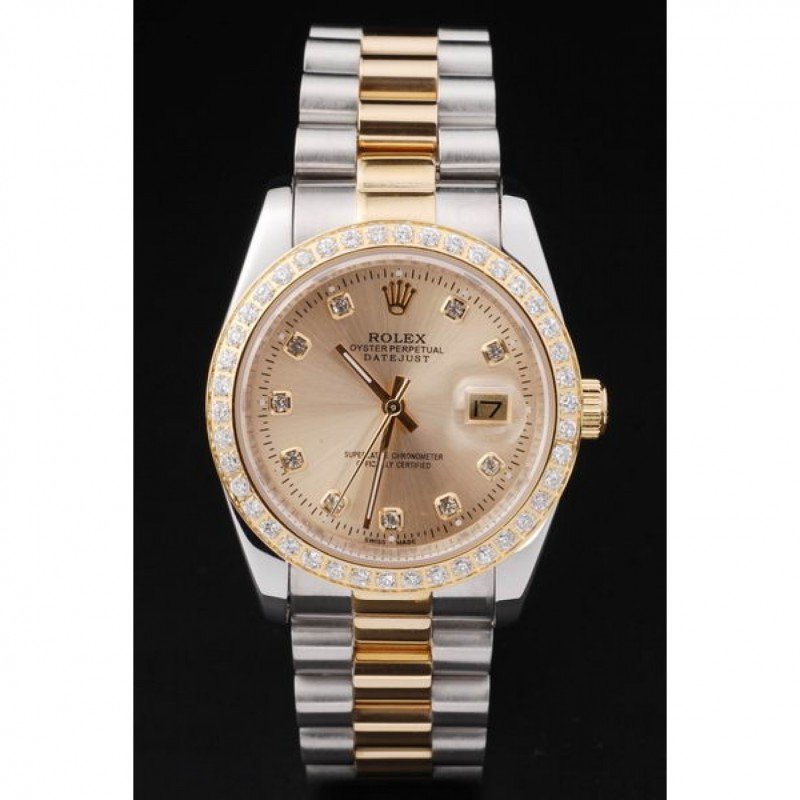 Rolex Datejust 36mm Gold Dial SRL40