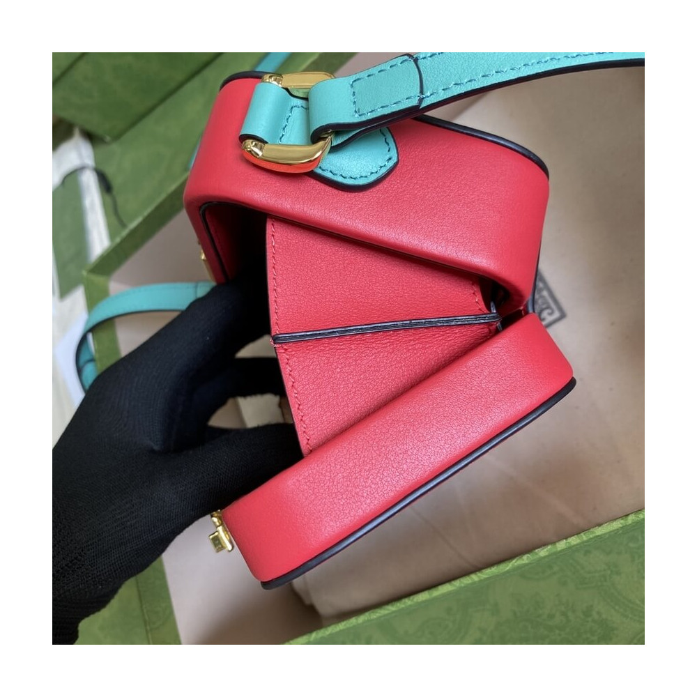 Gucci Interlocking G Mini Bag in Red Leather