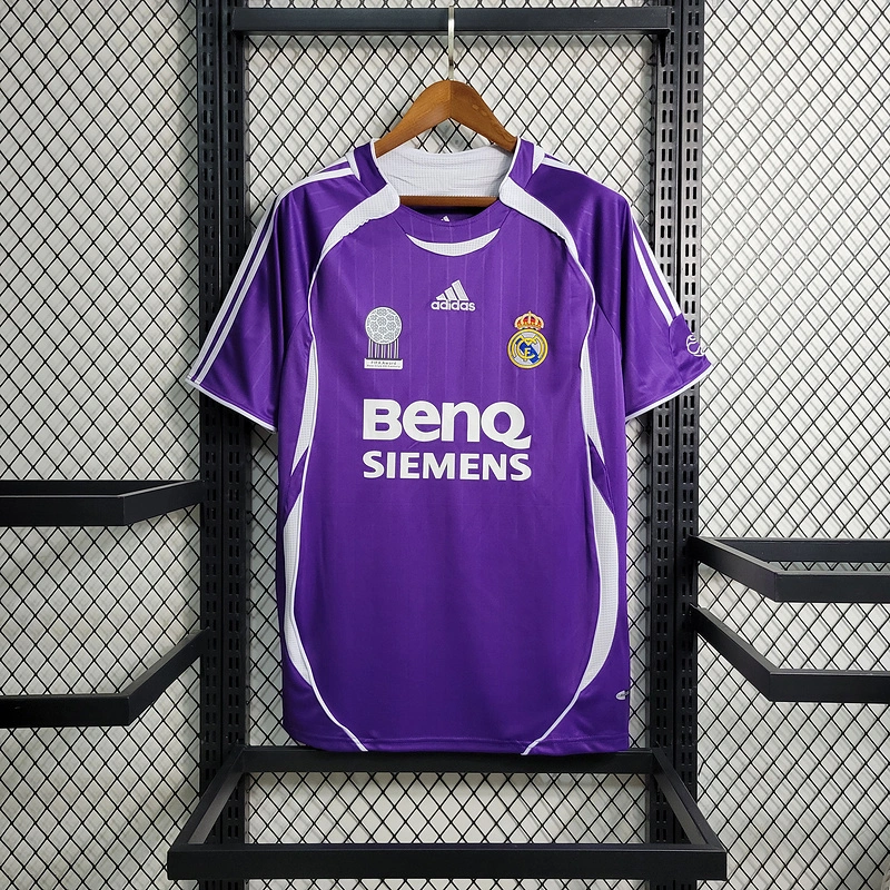 Retro 2006-07 Real Madrid Purple RONALDO  Football jersey retro
