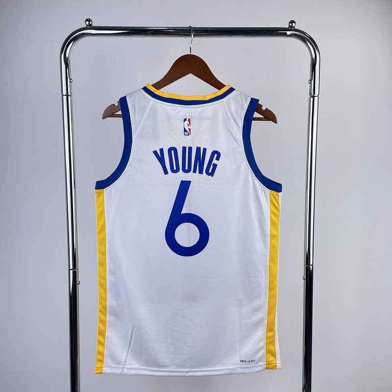 2023 NBA Golden State Warriors 6 YOUNG Basketball Jersey