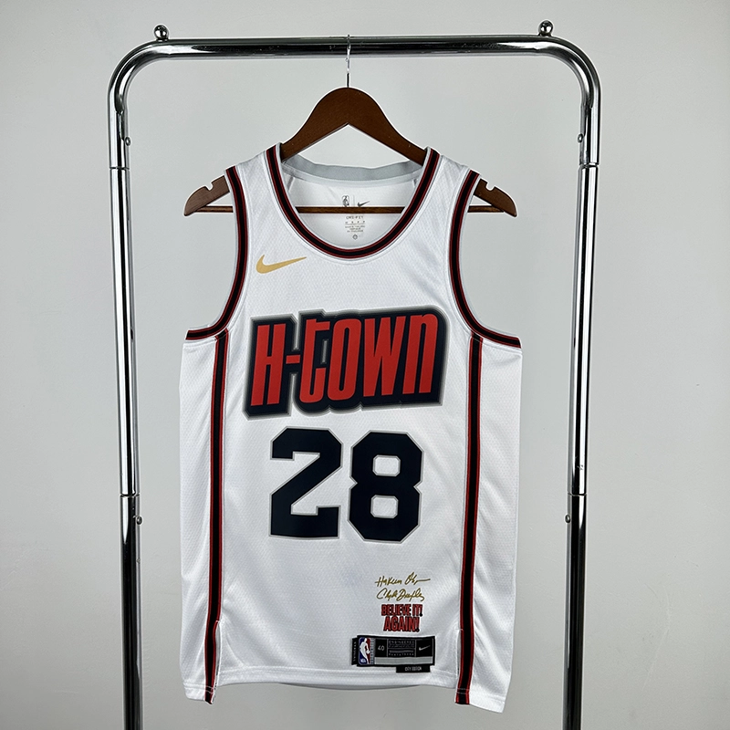 2025 NBA Houston Rockets 28 SENGUN Basketball Jersey