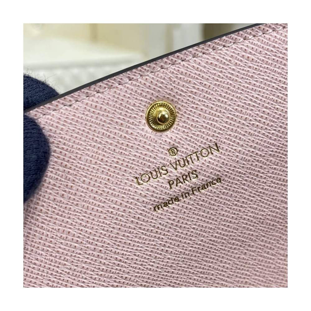 Louis Vuitton Monogram Canvas Emilie Wallet Pink