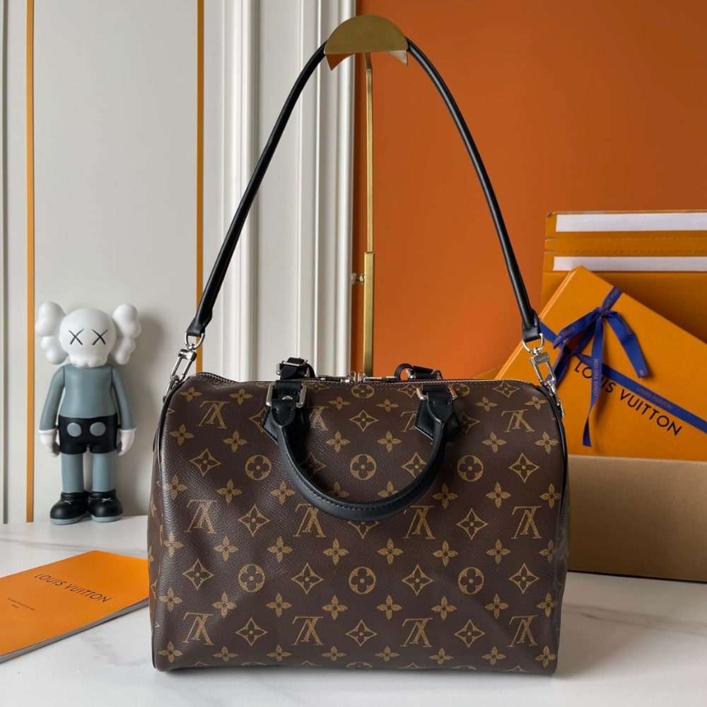 Louis Vuitton Speedy Soft 30 Dark Brown 30Cm M12243
