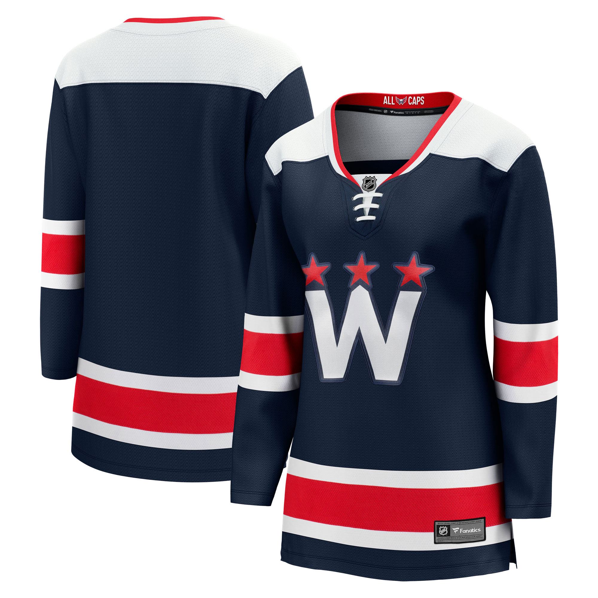 Washington Capitals Fanatics Women’s Alternate Premier Breakaway Jersey – Navy