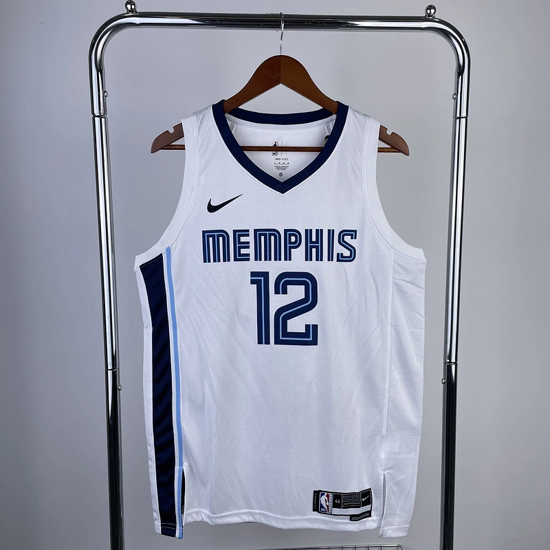2023 NBA Memphis Grizzlies 12 MORANT Basketball Jersey
