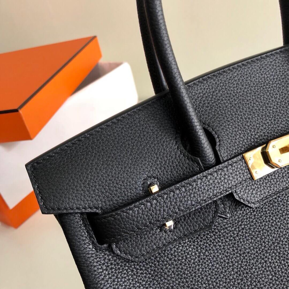 Hermes Black Togo Leather Birkin 30