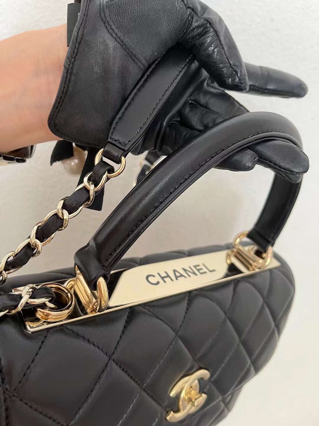 Chanel Cc Trendy Bag Black 25Cm