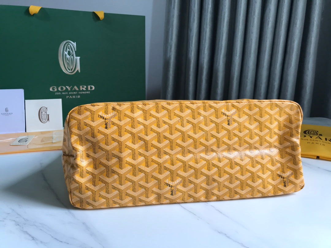 Goyard Hobo Boheme 42Cm Yellow Canvas