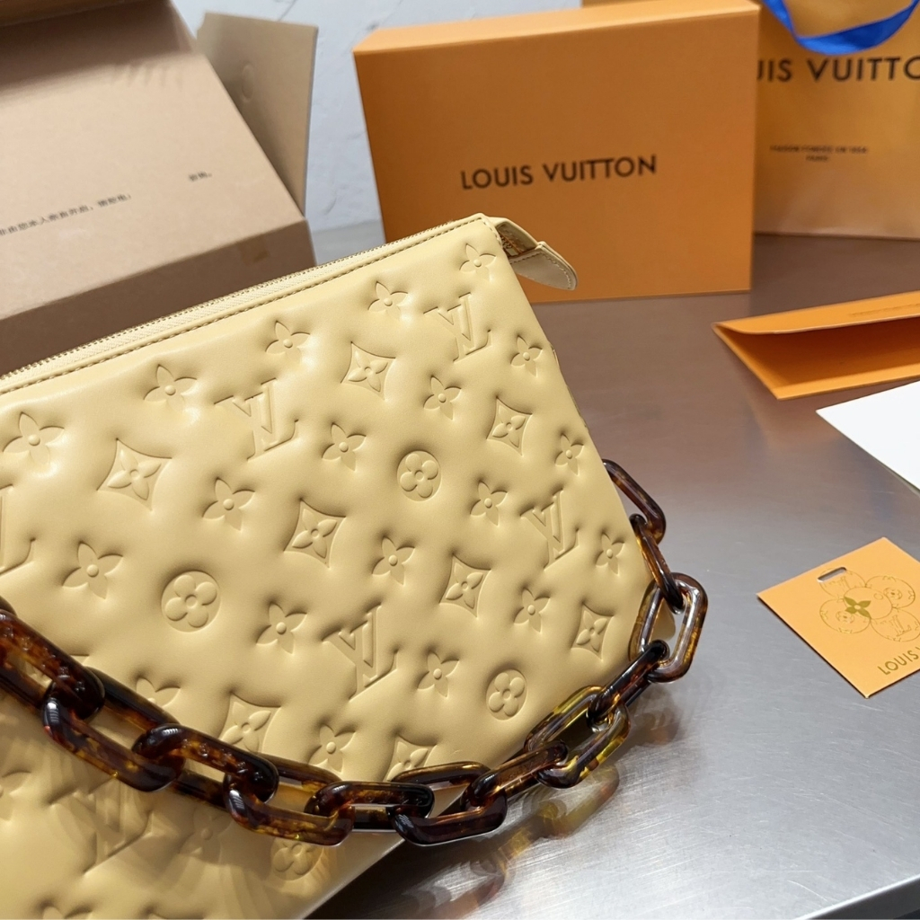 Louis Vuitton Coussin PM Bag Yellow 26cm M22335