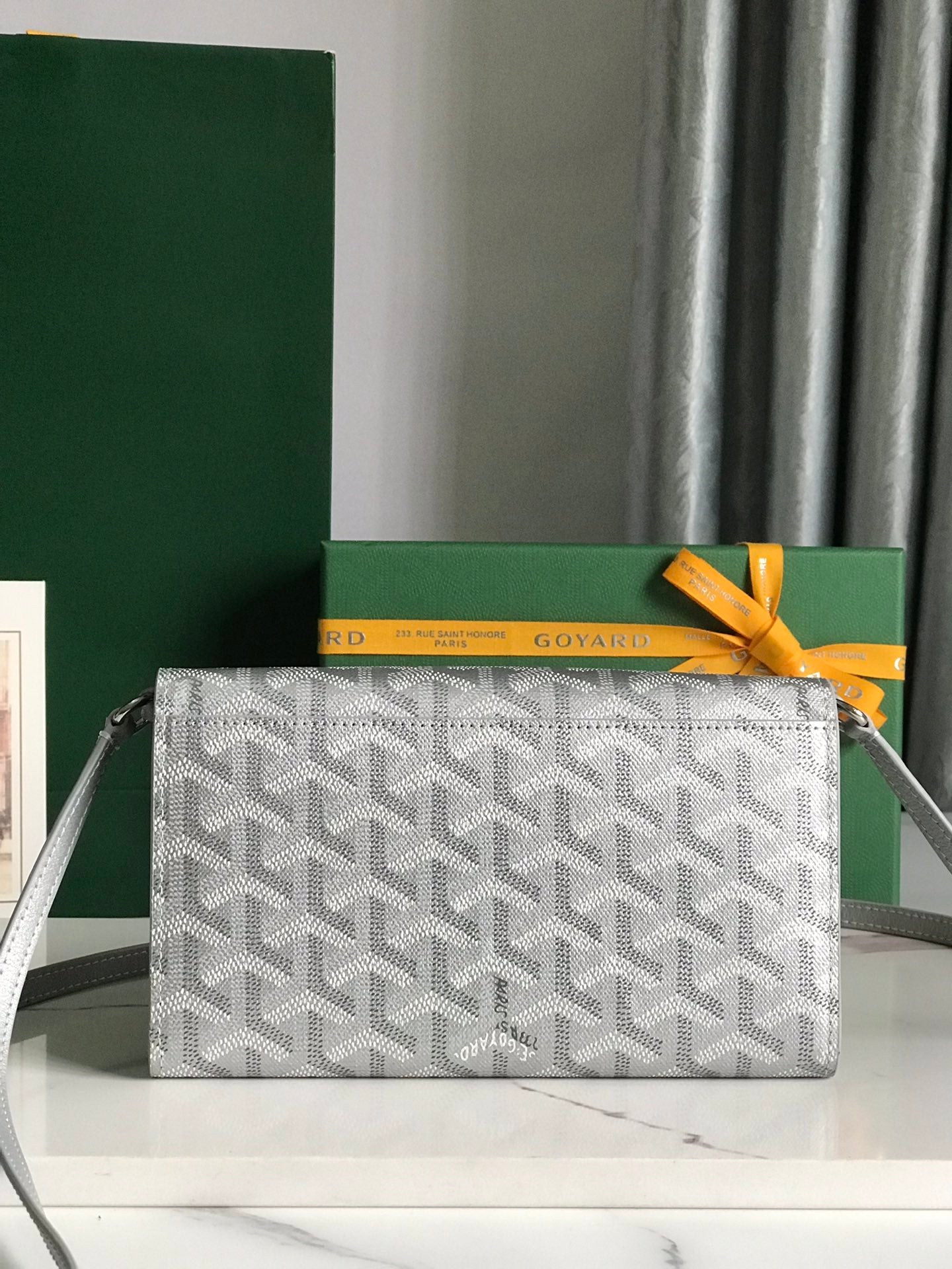 Goyard Varenne Continental Wallet 19 Cm Gray Goyardine Canvas