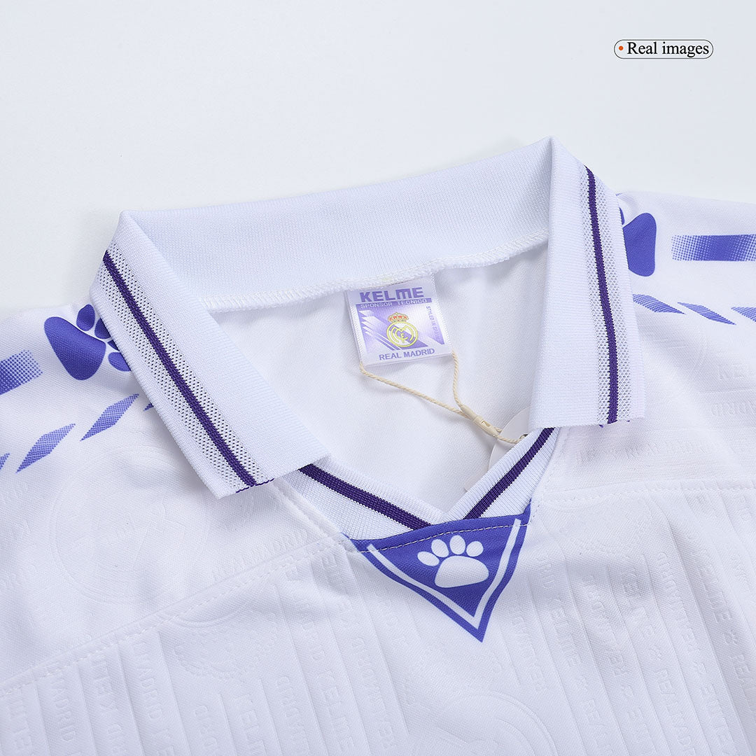 Real Madrid 1996/97 Home Retro Soccer Jersey