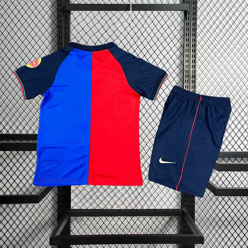 Centenary Edition Retro Kids 1999 Kids FC Barcelona 100th Anniversary version home FIGO RIVALDO GUARDIOLA ANDERSON Football jersey retro