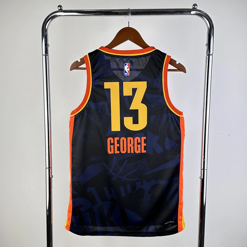 2024 NBA Oklahoma City Thunder 13 George Basketball Jersey