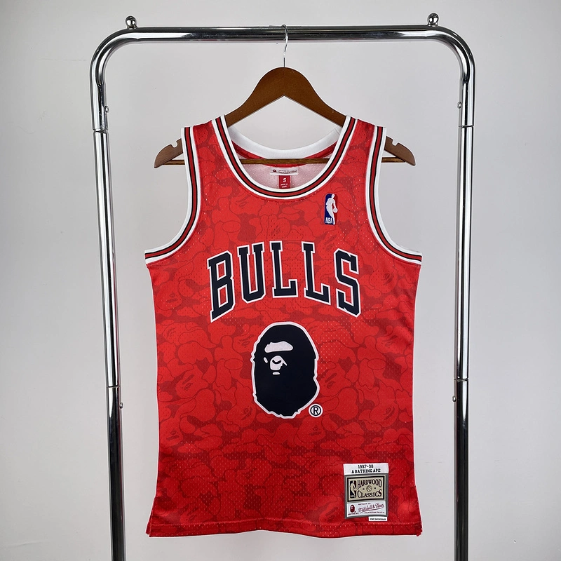 1997-98 NBA Chicago Bulls (93 BAPE) Basketball Jersey