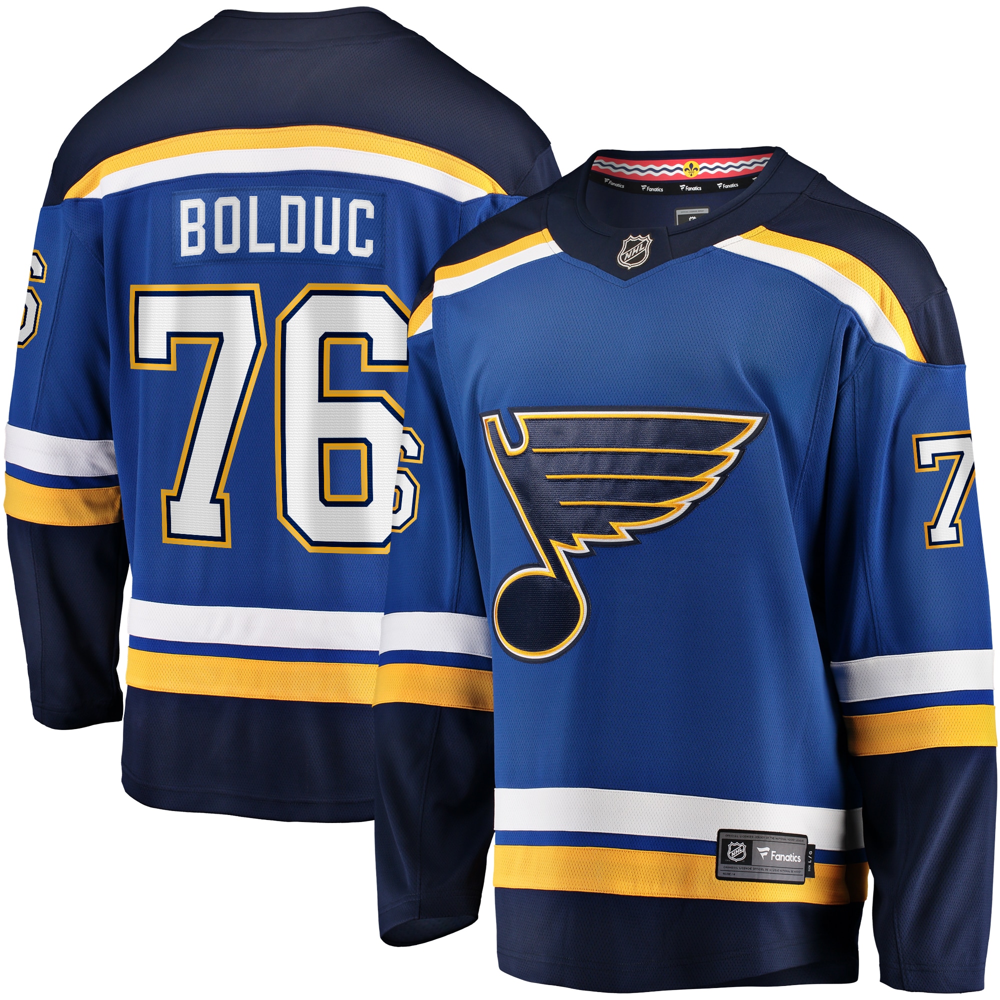 Zack Bolduc St. Louis Blues Fanatics Home Premier Breakaway Player Jersey – Blue