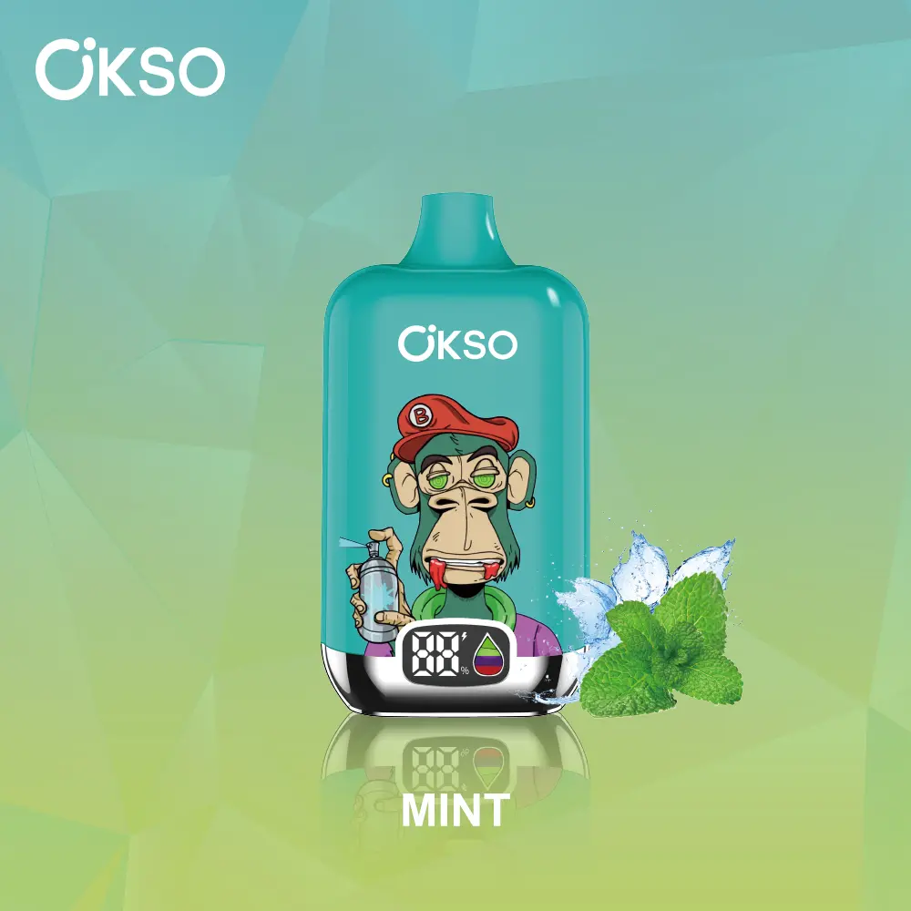 OKSO Digital box 12000 12K Puffs Rechargeable LED Display Disposable Vape