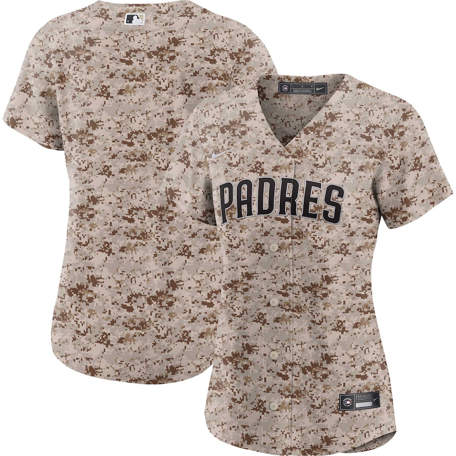 San Diego Padres Women's USMC Alternate Team Jersey Camo