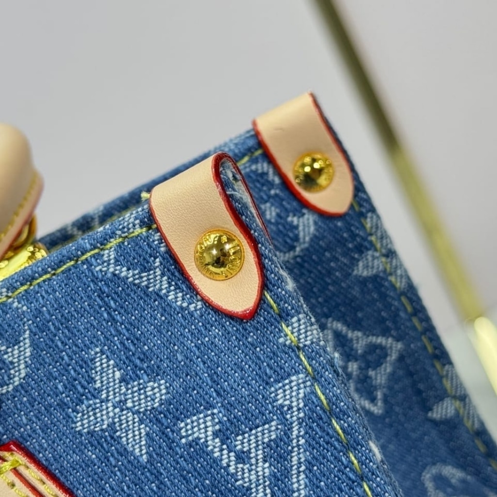 Louis Vuitton Onthego PM Denim Blue 25Cm M14633