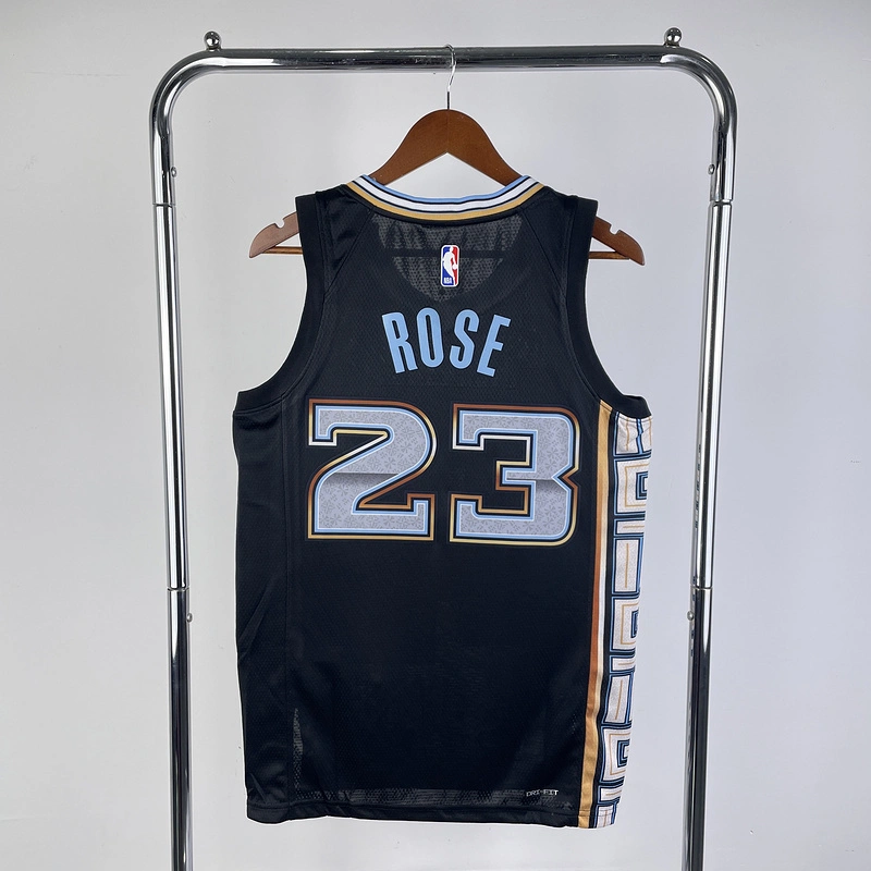 2023 NBA Memphis Grizzlies 23 ROSE Basketball Jersey