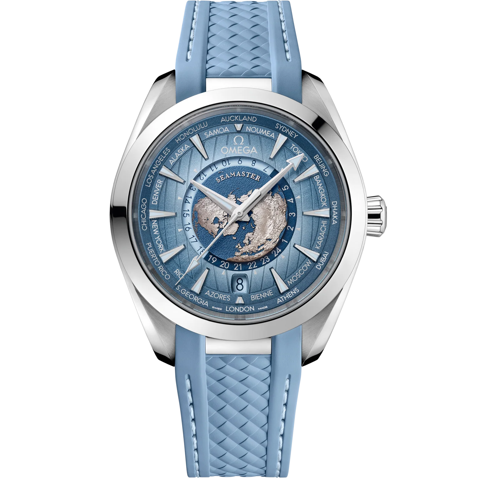 Omega Seamaster Aqua Terra 150M 43mm Blue Dial Stainless Steel Strap 220.12.43.22.03.002