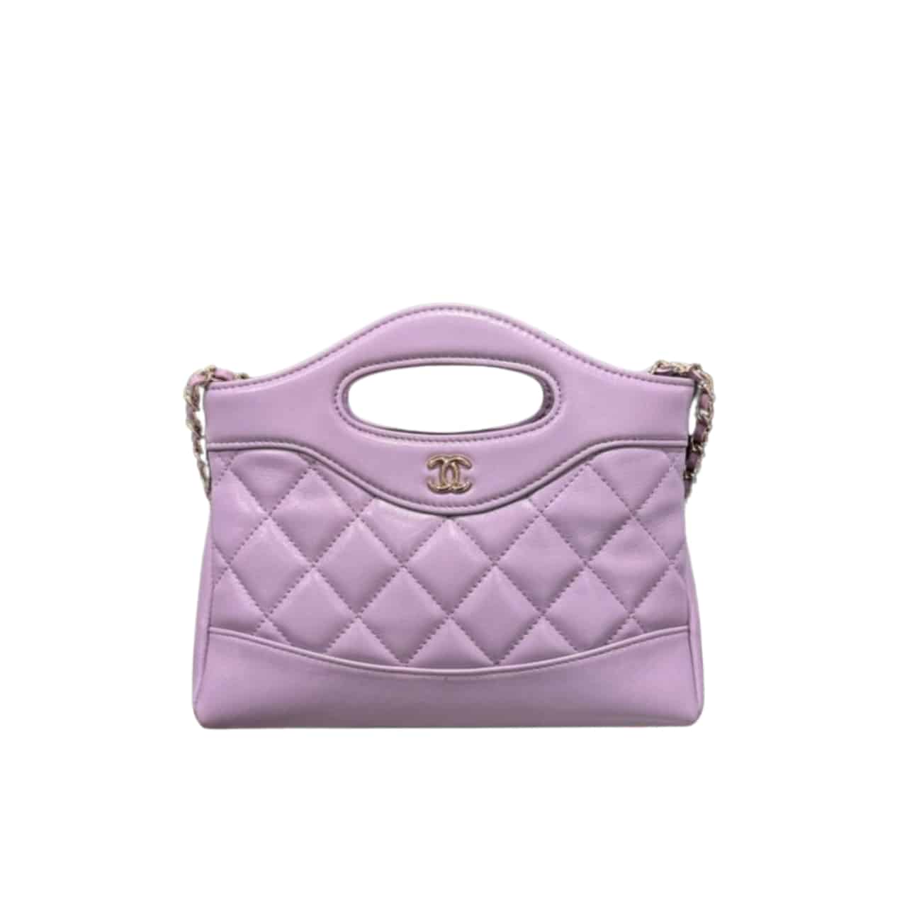 Chanel 31 Mini Shopping Bag Purple 20.5Cm/8.1in