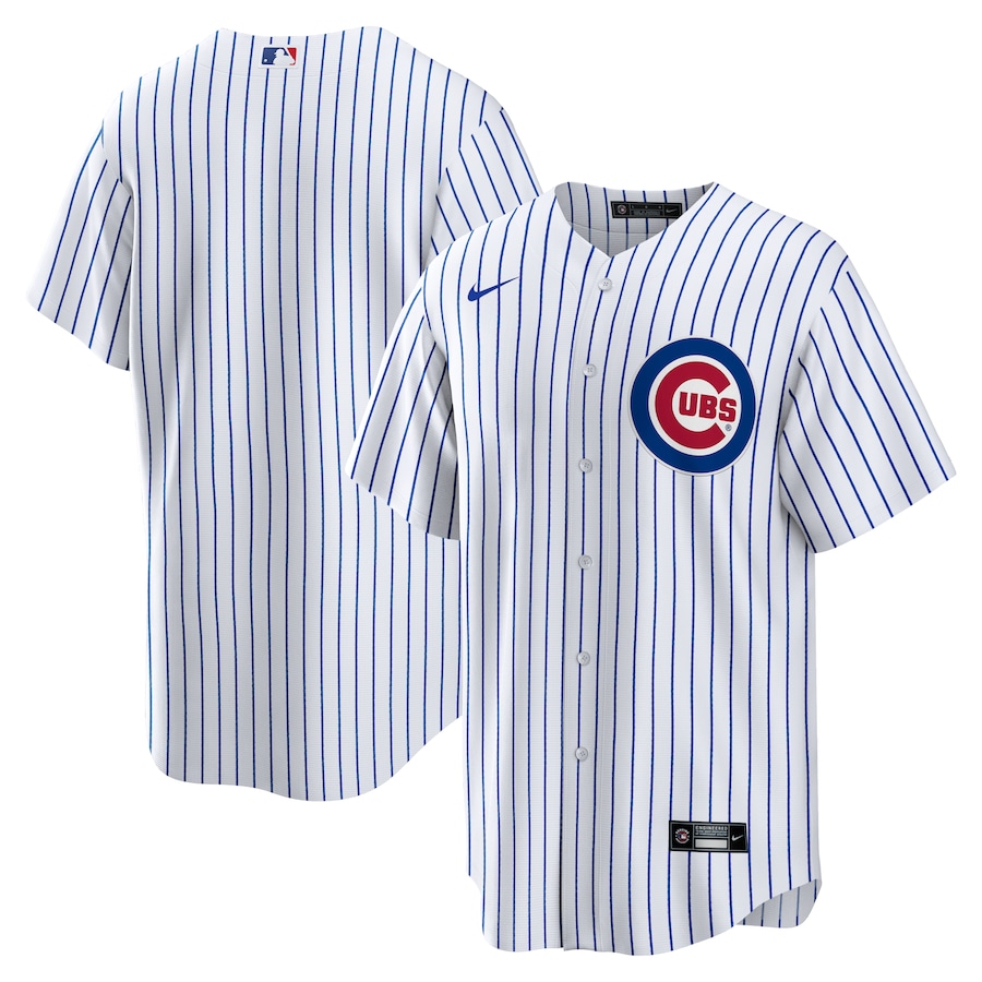 Chicago Cubs Home Team Jersey White