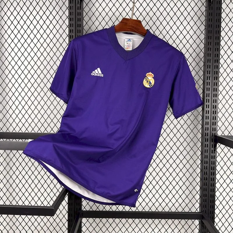 Retro 2002-03 Real Madrid Reversible Double-sided Third Away Football jersey retro