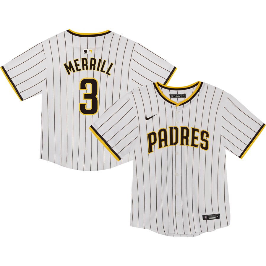 Jackson Merrill San Diego Padres Toddler Home Player Game Jersey White