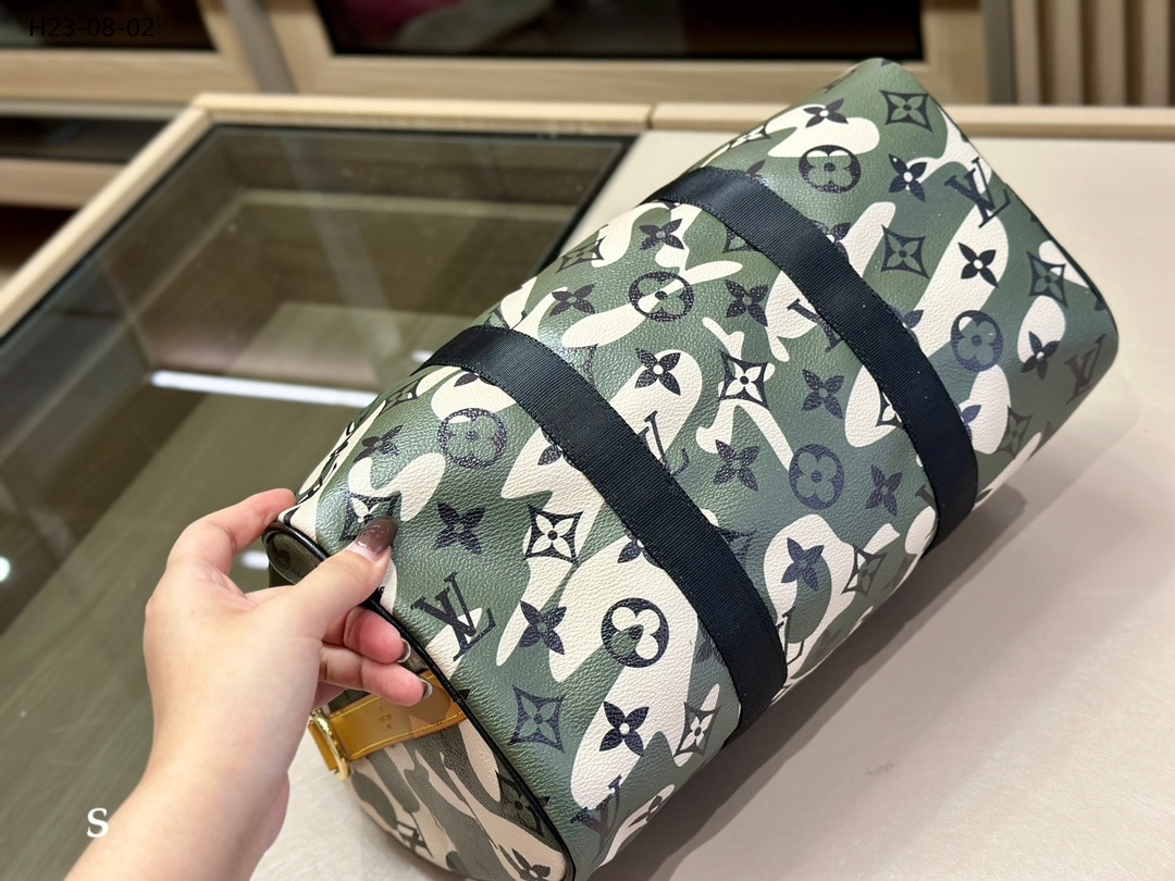 Louis Vuitton X Takashi Murakami Green Monogramouflage Coated Canvas Speedy 35Cm