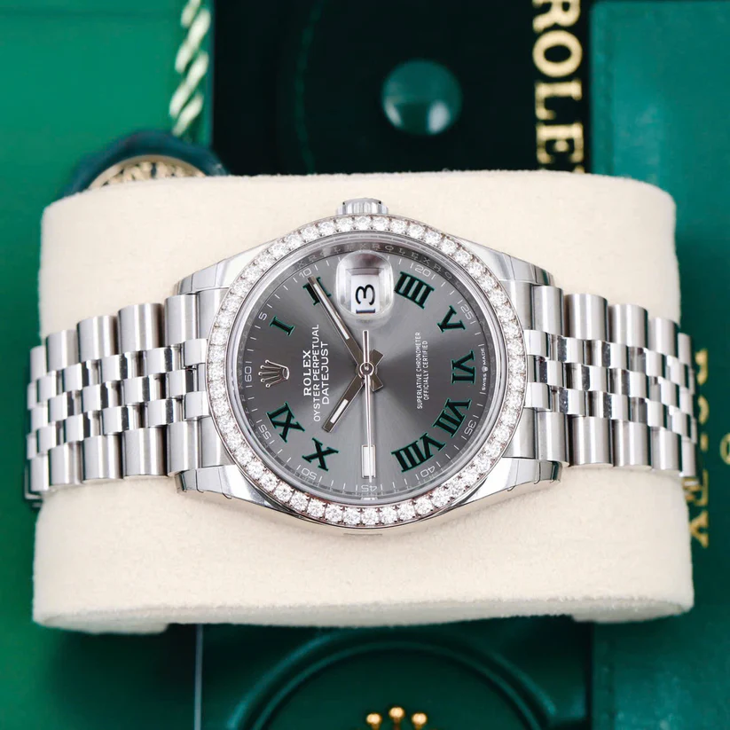 [Superclone] Rolex Datejust 36mm Slate Dial Jubilee 126284RBR