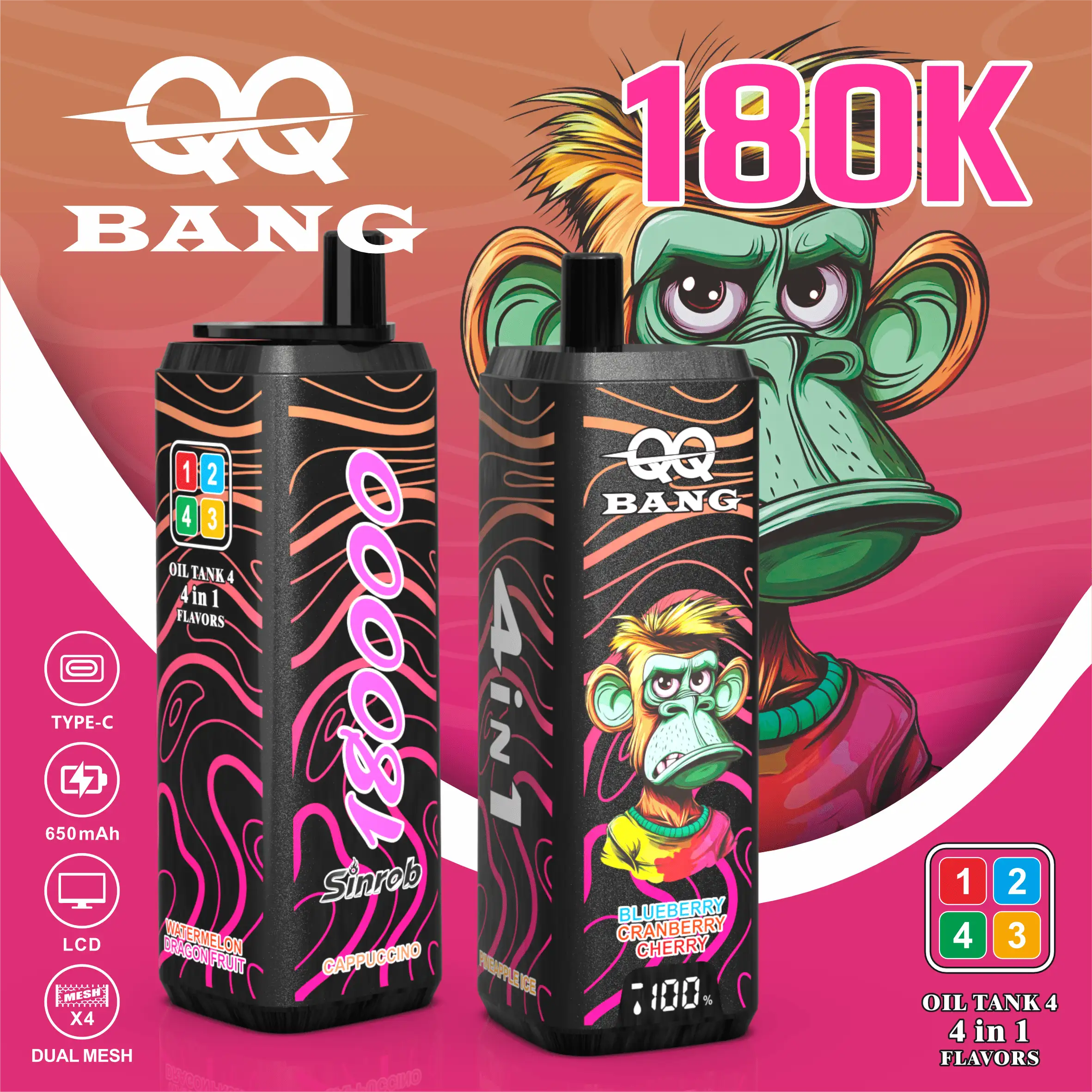 QQ Bang 180K Disposable Vape