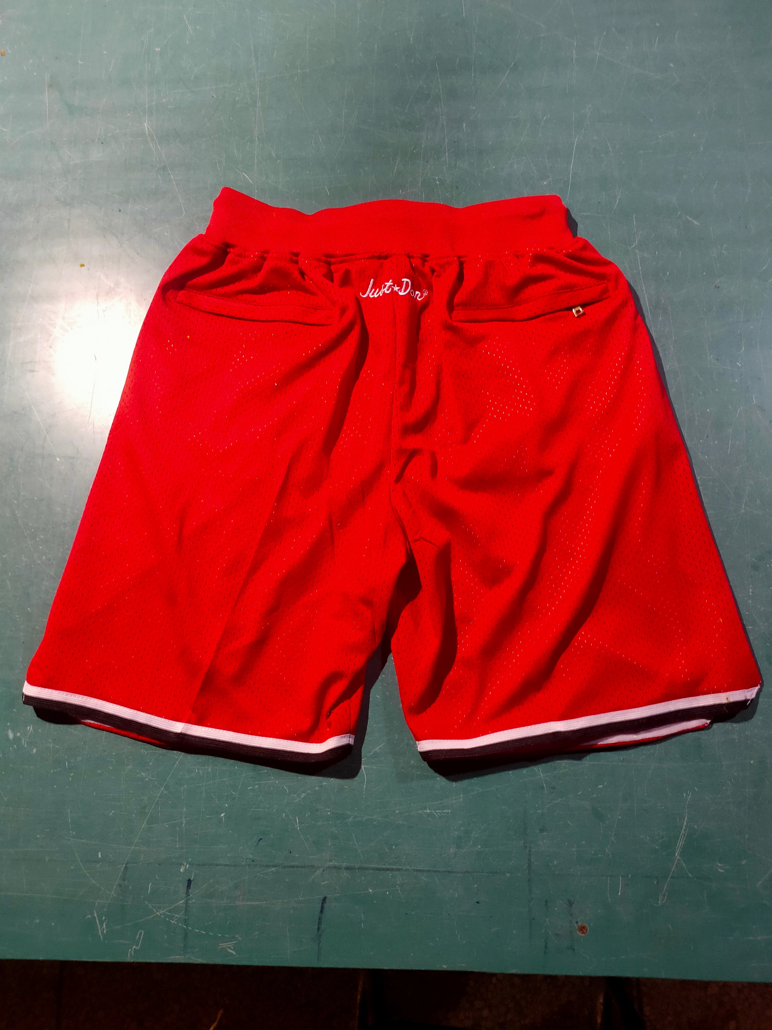 Houston Rockets red Chinese version pocket shorts